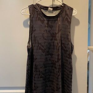Zyia Black Camo Chill Tank- size L